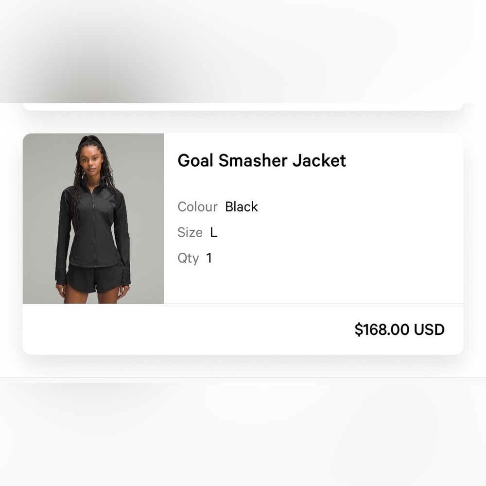 Lululemon Goal Smasher Women's Black Jacket